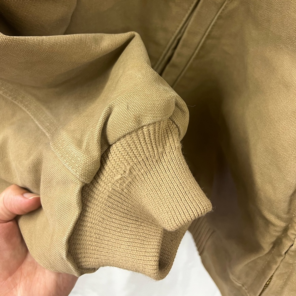 CARHARTT Vintage Sandstone Santa Fe Jacket Quilt Lined XXL Tall - Picture 4 of 5